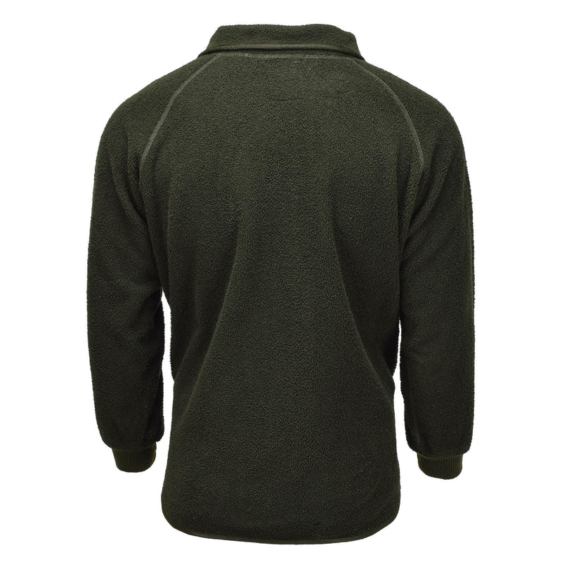 Original niederländische Militär-Fleecejacke, warme, weiche Thermo-Sportbekleidung für kaltes Wetter