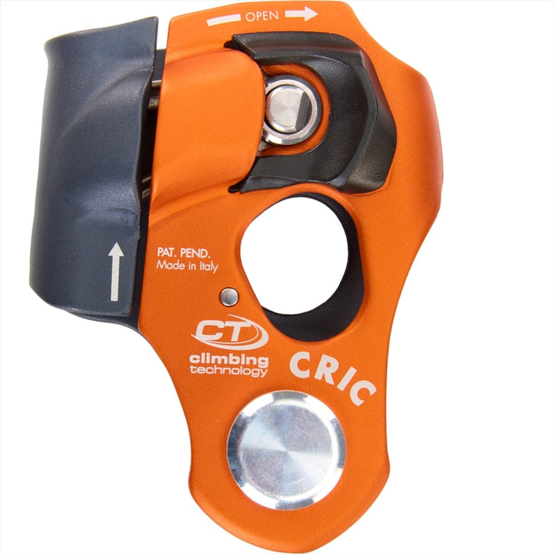 Klettertechnologie Cric Progress erfassen die Riemenscheibe Aluminium Edelstahl Orange