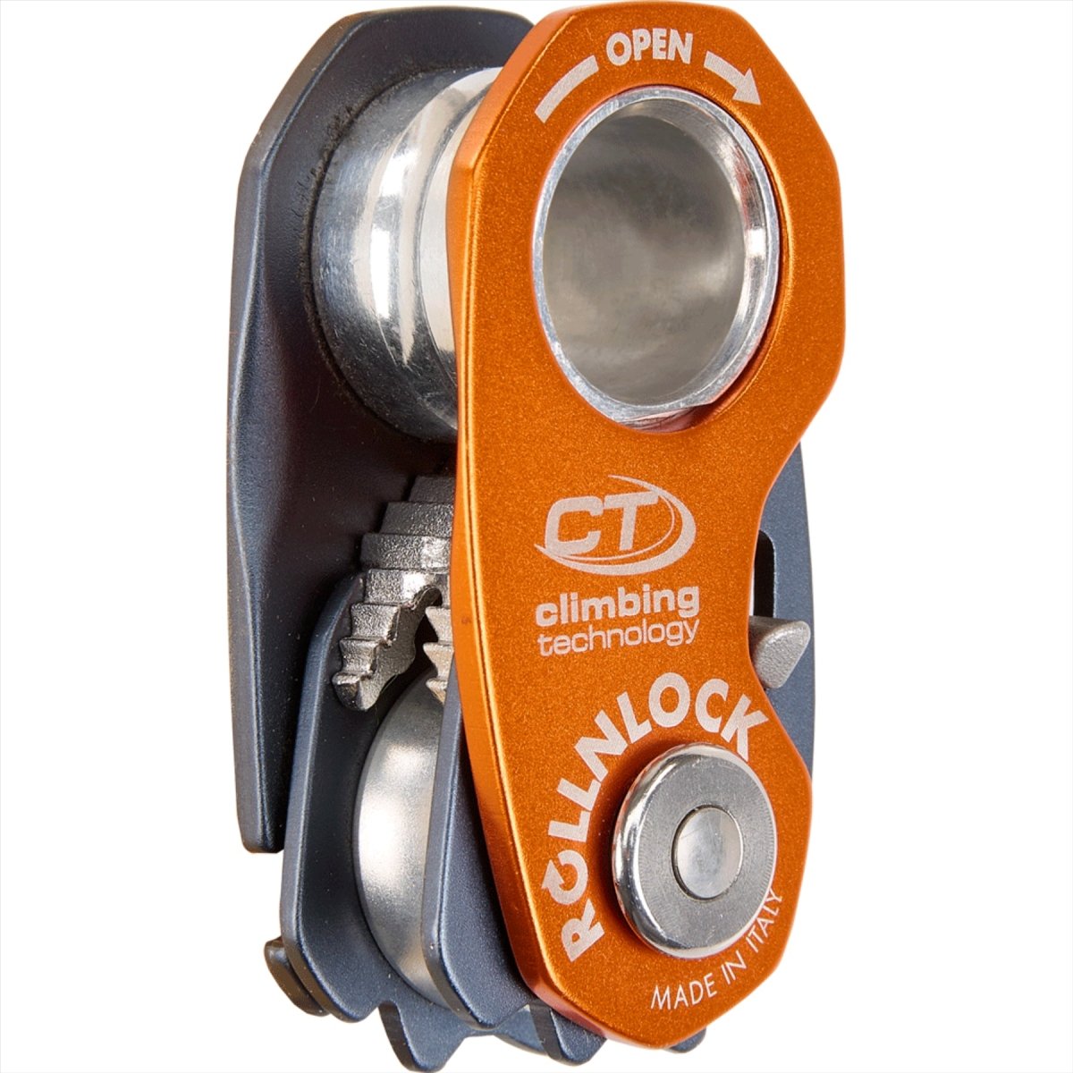Climbing Technology ROLLNLOCK Flaschenzuggerät Seilklemme 3 in 1 Gerät Orange