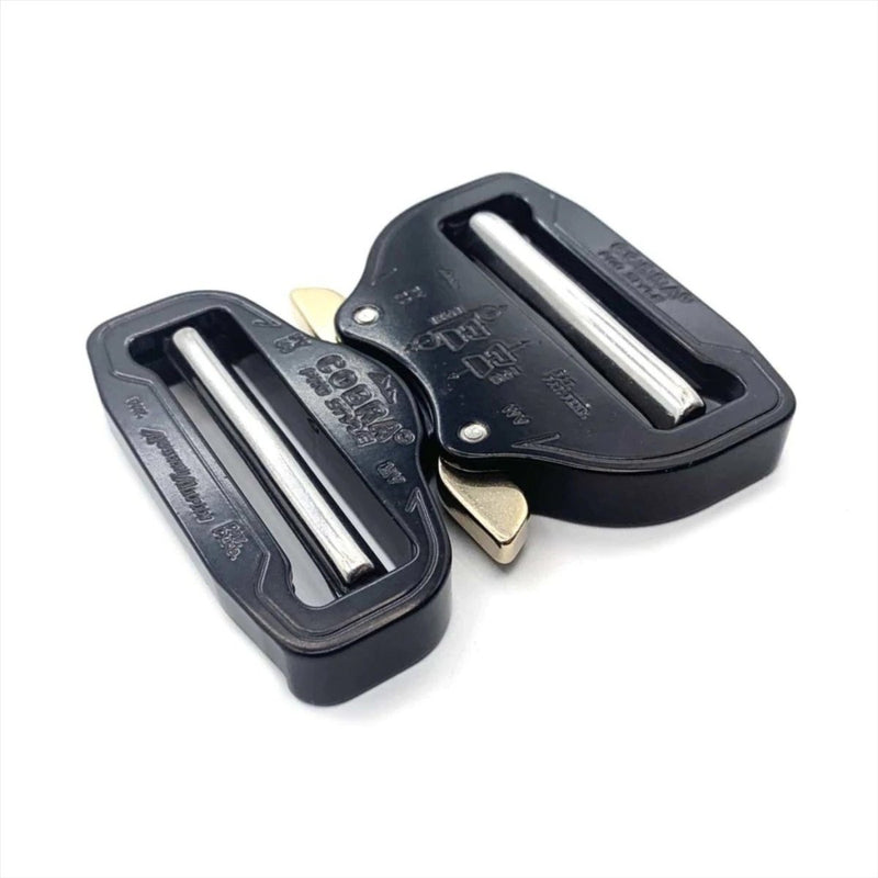 Cobra Pro Style Gürtelschnalle 50 mm Schnellfreisetzung schweres Aluminiumschwarz