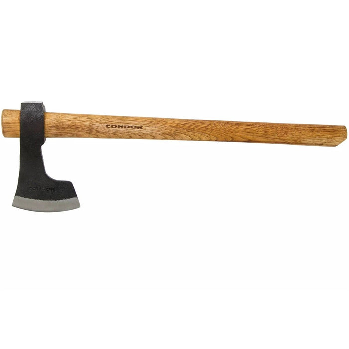 Condor Bushcraft Tomahawk Beil mit Hickorystiel und stoßfester Klinge aus 1060 Kohlenstoffstahl für den Außenbereich