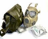 Militärische Gasmaske M-10 der tschechischen tschechoslowakischen Armee. Neues komplettes Set. CZ-Gasmaske M10