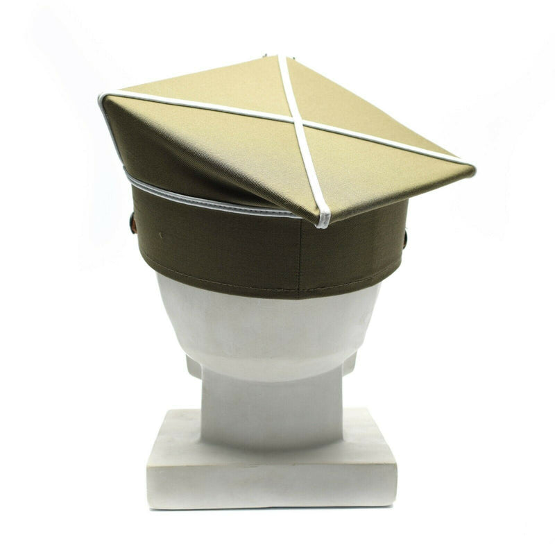 Original polnische Militär-Schirmmütze, polnischer Armeeoffizier, mit Adlerkokarde, NEU