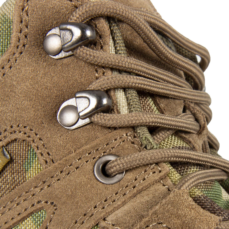 Teesar SQUAD MULTICAM Stiefel mit seitlichem Reißverschluss für Camping, Wandern, Trekking, Kampfschuhe