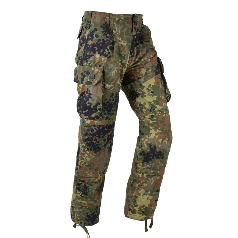 TACGEAR Marke Bundeswehr Feldhose im Stil der Bundeswehr Flecktran Camo Ripstop