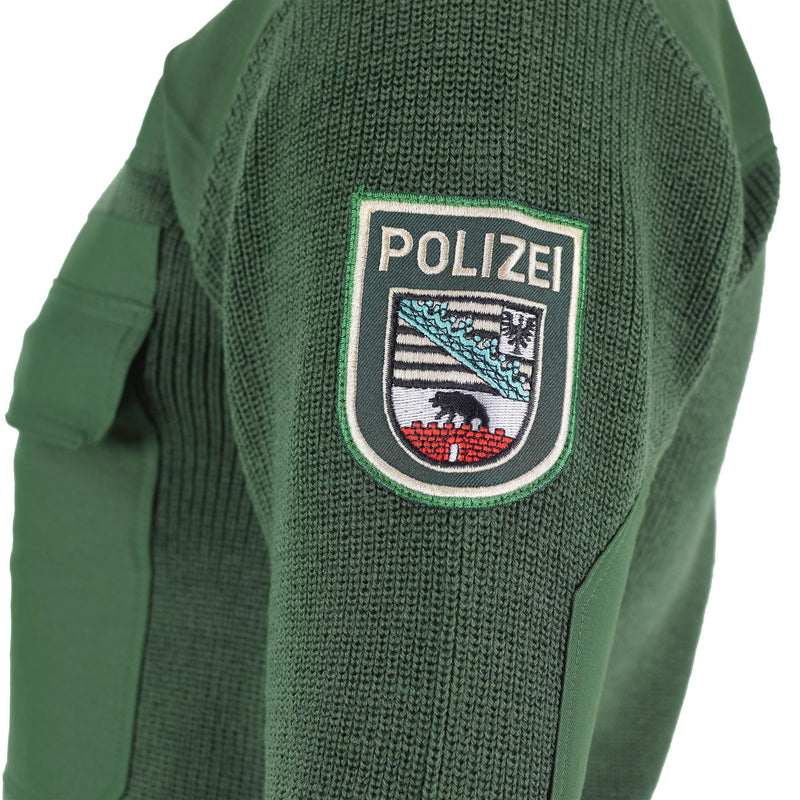 Original deutscher Truppenpullover, grüner Pullover, Militärausgabe, BDU-Pullover, NEU