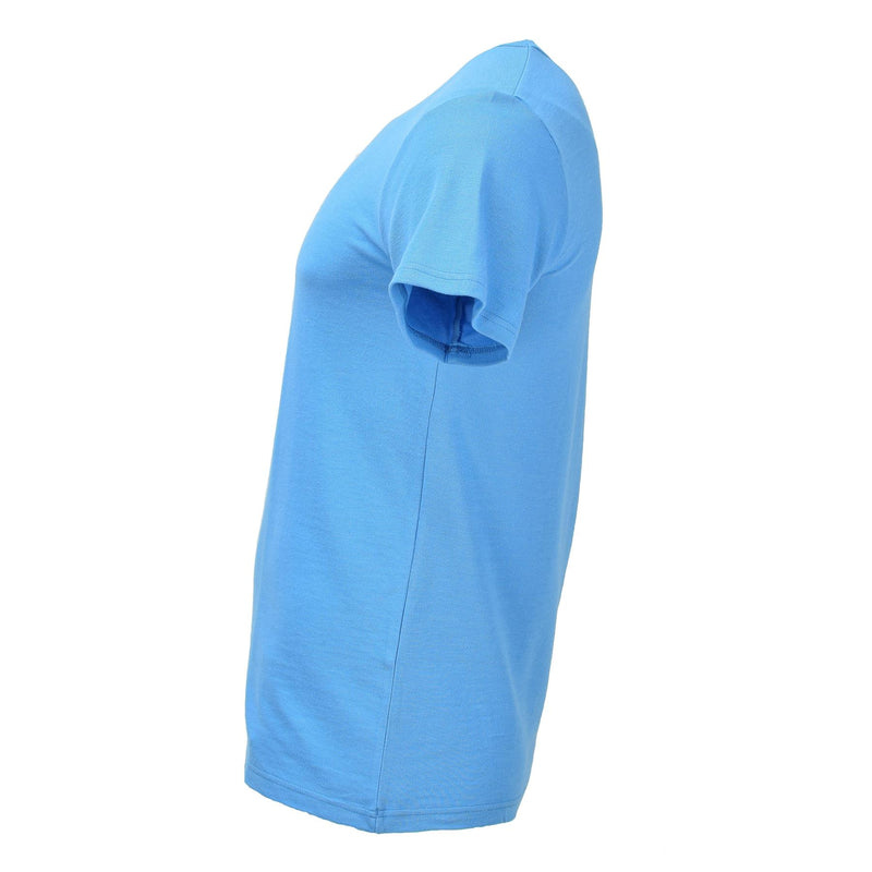 Leo Kohler Army Sport T-Shirt kurzarm leichtes BW Adler Hemd blau