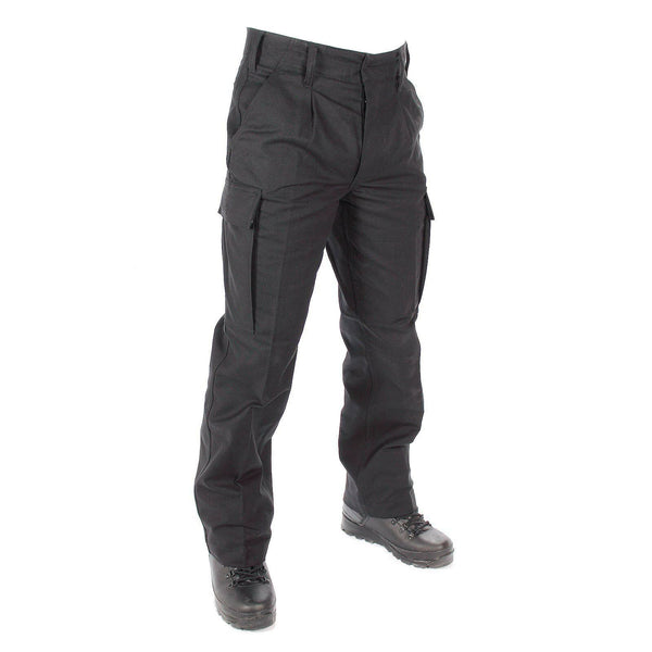 Original DEUTSCHE ARMEE MOLESKIN HOSE Feldkampfhose BW schwarz NEU