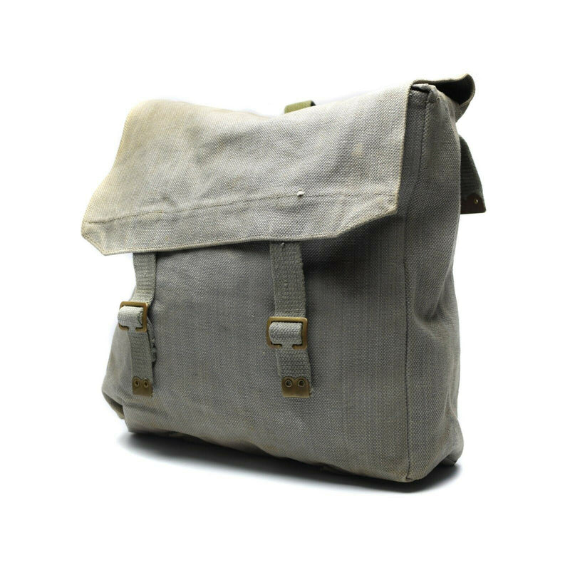 Original britische Armee M37 Brotbeutel Canvas grau Pack Militär große Seitentasche