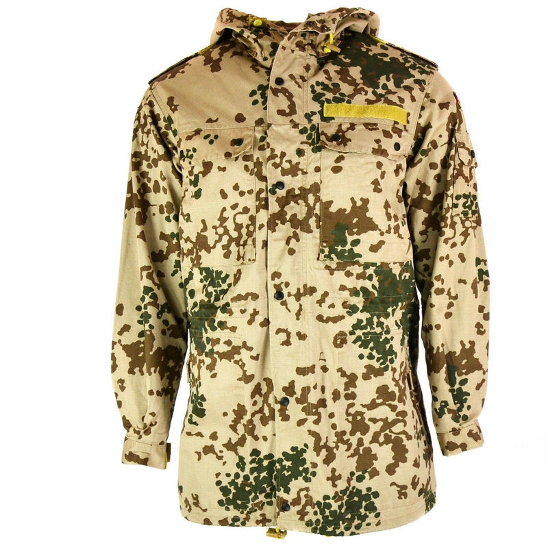 Original Bundeswehr Feldjacke Parka Armeeausgabe mit Kapuze Wüstenkampf Tropic