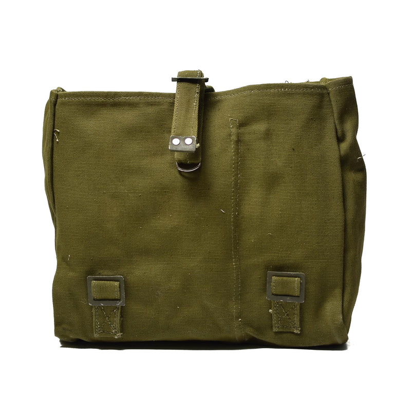 Original rumänische Armee Tragetasche Militär Überschuss grün Schultergurt Fall