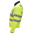Original Scottish Community Volunteer Warnschutzjacke, reflektierende gelbe Arbeitskleidung