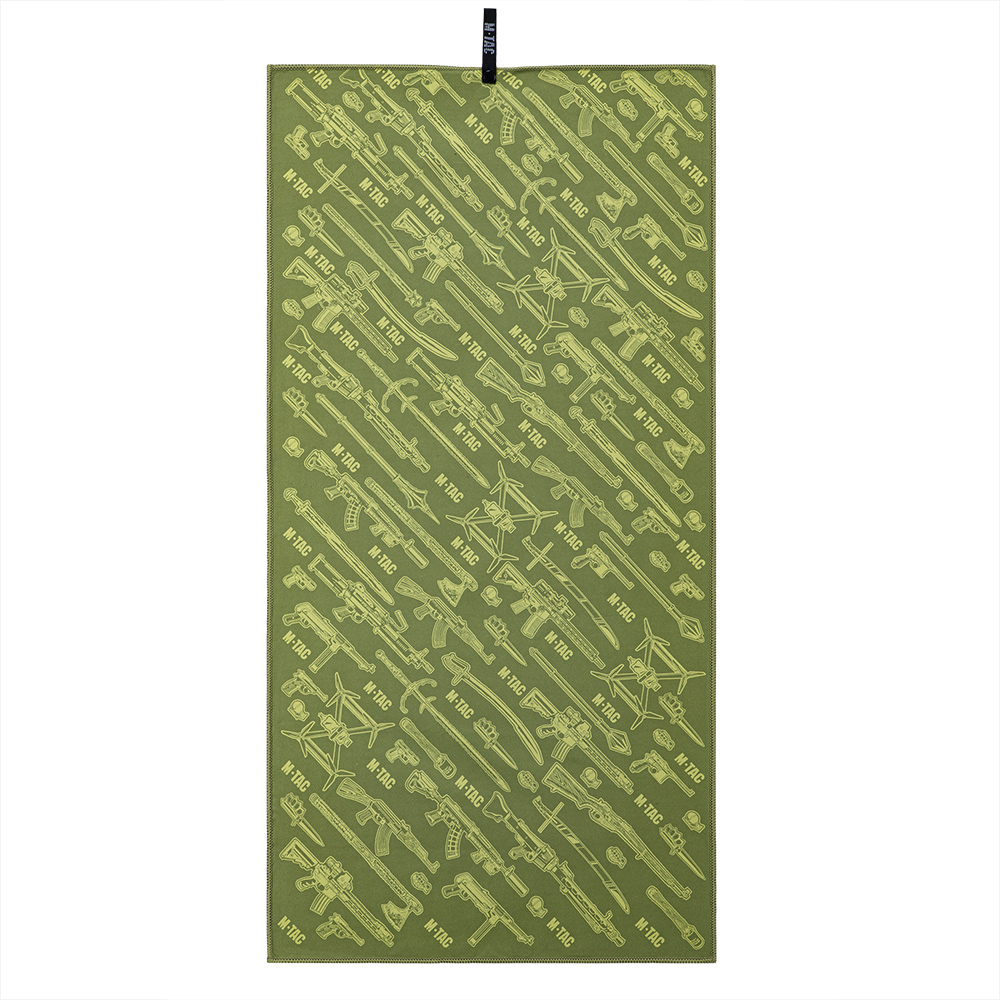 M-TAC Mikrofaser-Handtuch, 150 x 75 cm, schnell trocknend, für Outdoor, Reisen, Camping, Grün