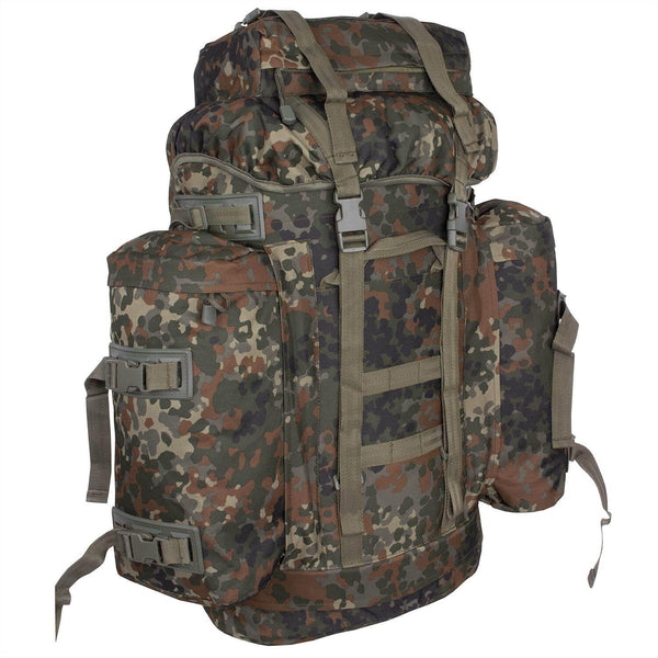 A.Blochl BW Berg Trekkingrucksack Camping großer Rucksack Flecktarn Camouflage