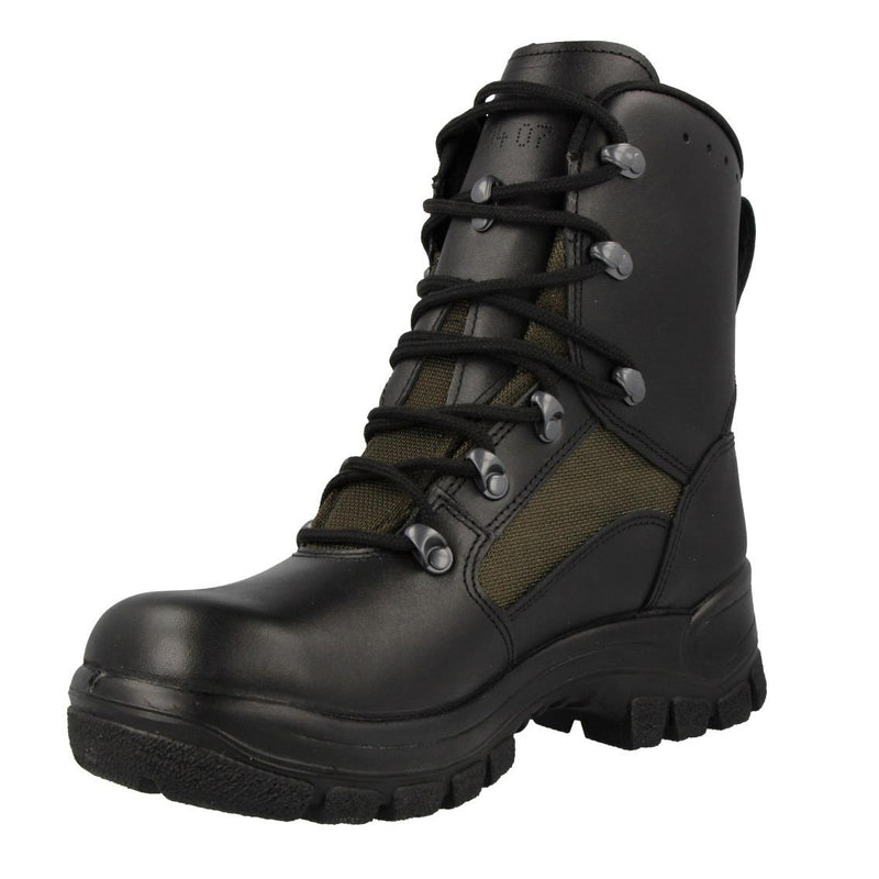 Original deutsche Militär Kampfstiefel Leder Textil taktische Feldschuhe NEU