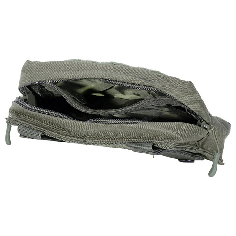 MIL-TEC lasergeschnittene Mehrzweck-Gürteltasche aus Molle-Gurtband, taktische Tasche, klein, oliv