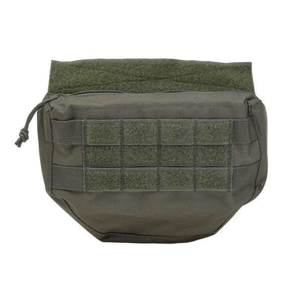 MIL-TEC Dropdown-Tasche Molle Typ kleine taktische Mehrzwecktasche Frontpanel oliv
