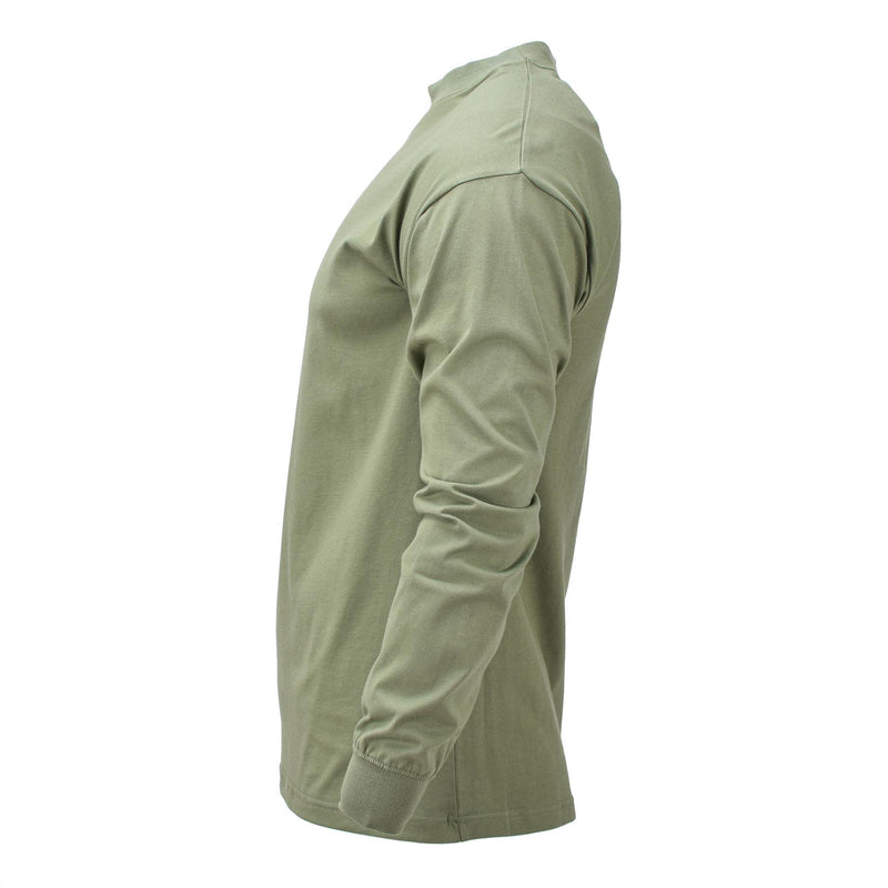 Tschechisches Militärhemd langärmelig oliv Unterwäsche 2. Schicht Wanderuniform NEU