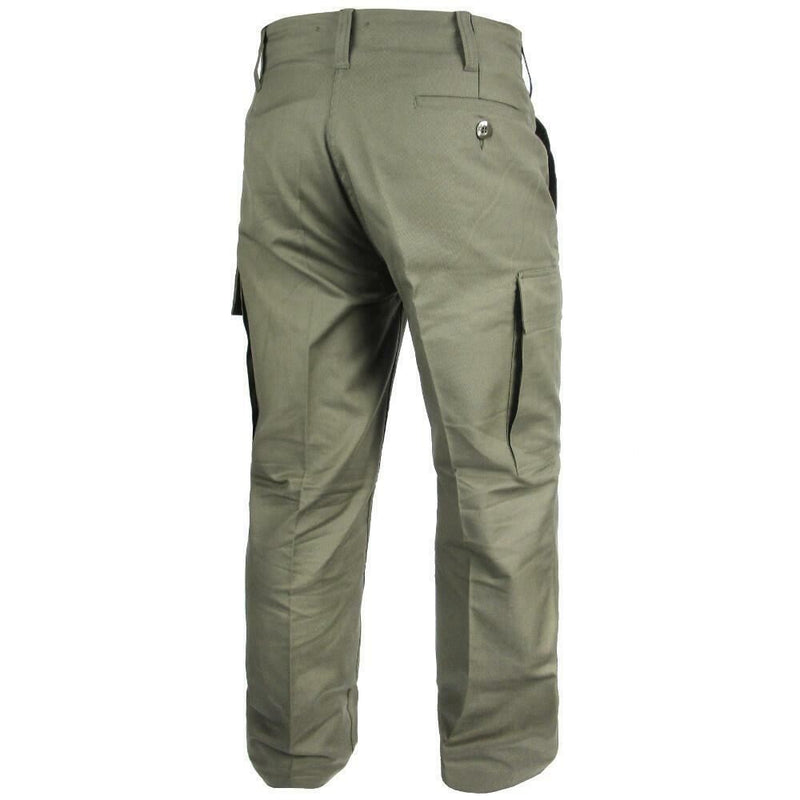 Original DEUTSCHE ARMEE AUSGABE MOLESKIN OD HOSE Feldkampfhose BW oliv NEU