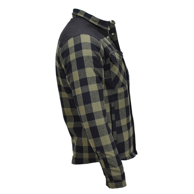 MIL-TEC Bundeswehr Holzfällerjacke kariert warm schwarz oliv NEU