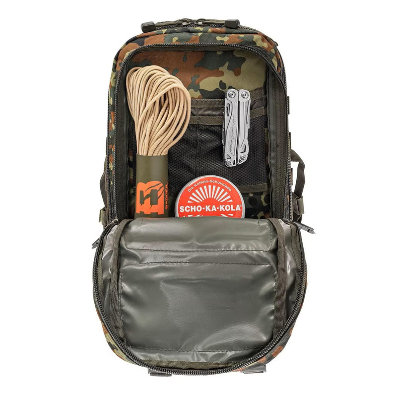 MIL-TEC US Assault taktischer Rucksack Trekking Flecktarn 20Liter Wandertagesrucksack