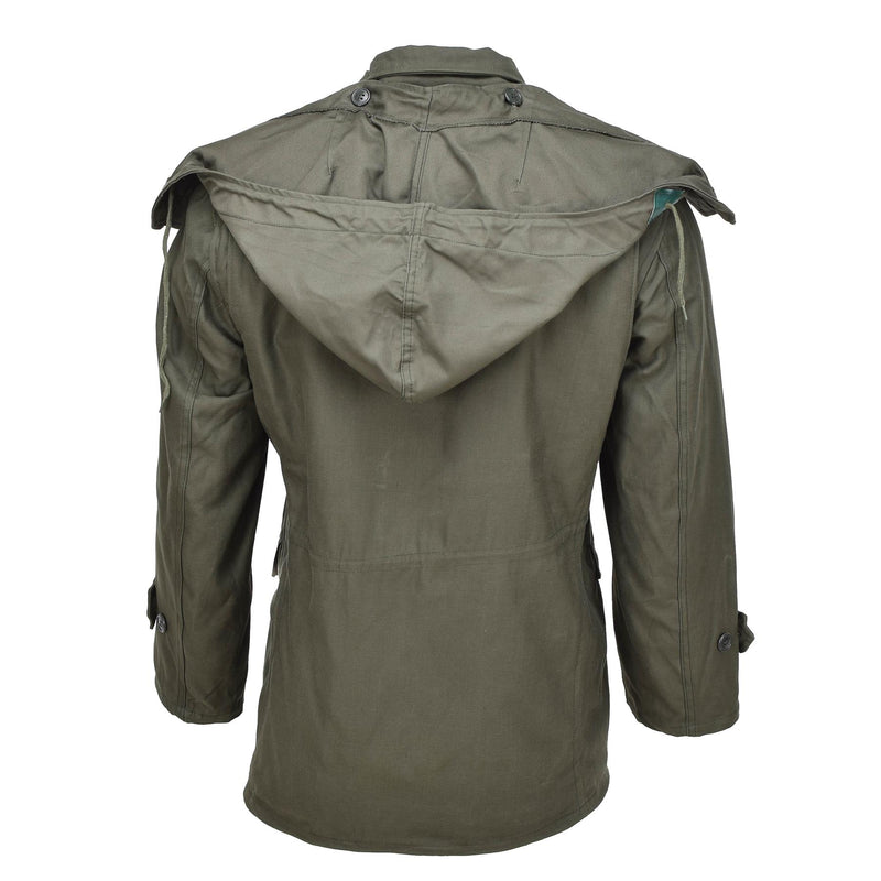 Echte griechische Militär M65 Feldjacke US-Typ oliv Armeeuniform Überschuss NEU