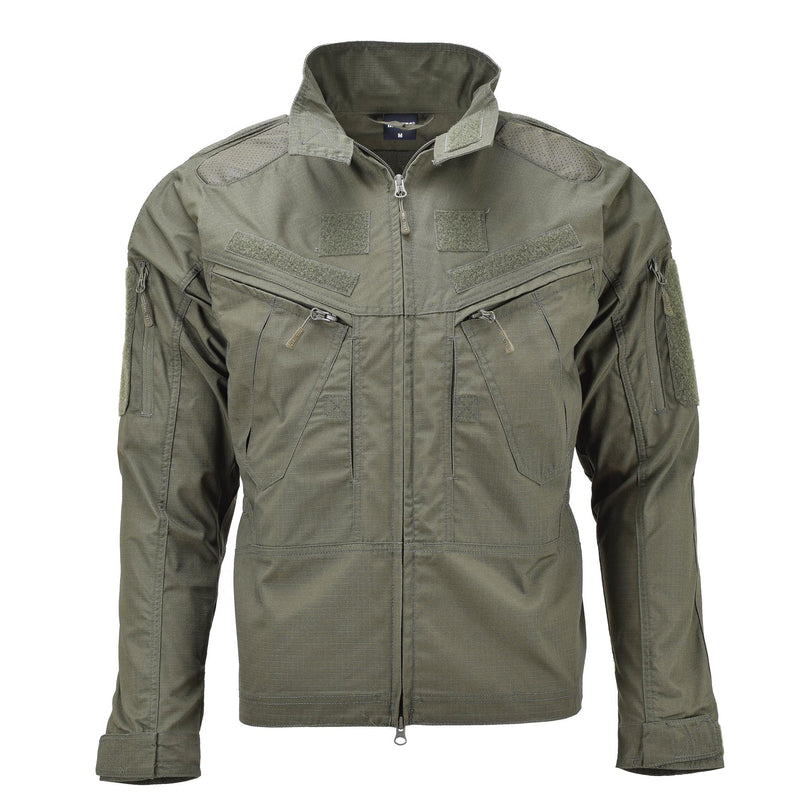 Chimera-Jacke im Militärstil der Marke Mil-Tec aus olivgrüner Ripstop-Kampfuniform