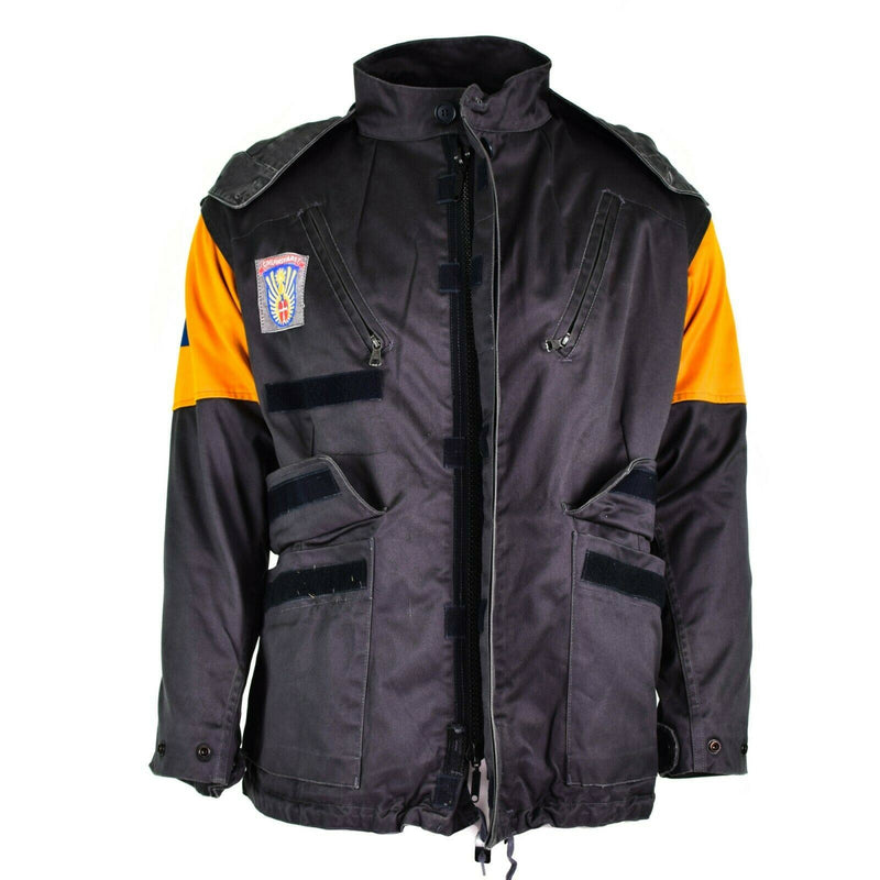 Original dänische Armee Kampfjacke M84 Dänemark Zivilschutz grau Feld Überschuss