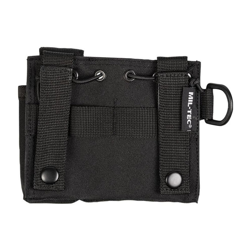 MIL-TEC Verwaltungsartikeltasche Taschenlampe Stift Notizbuch Molle Tasche schwarz
