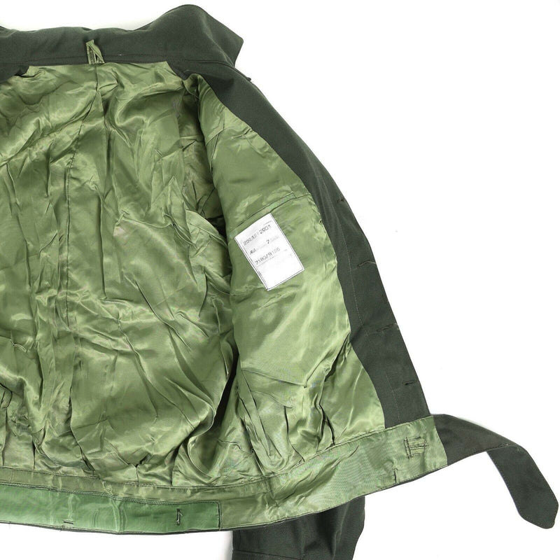 Original griechische Armee Field Ike Jacke Gabardine Wolle Blaze Griechenland Militär NEU