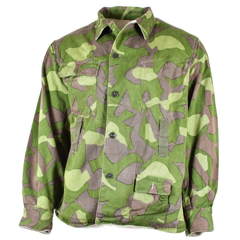 Original finnische Armee Tarnuniform M-62 Wendeanzugjacke Große Größen