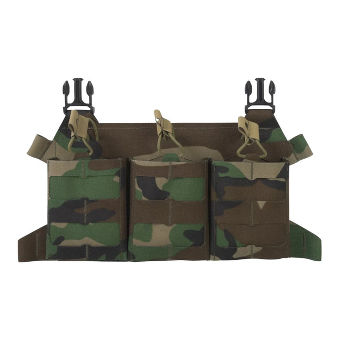 Direct Action Skeletonized Triple 308 Flap Magazintasche Woodland Camo - GoMilitar