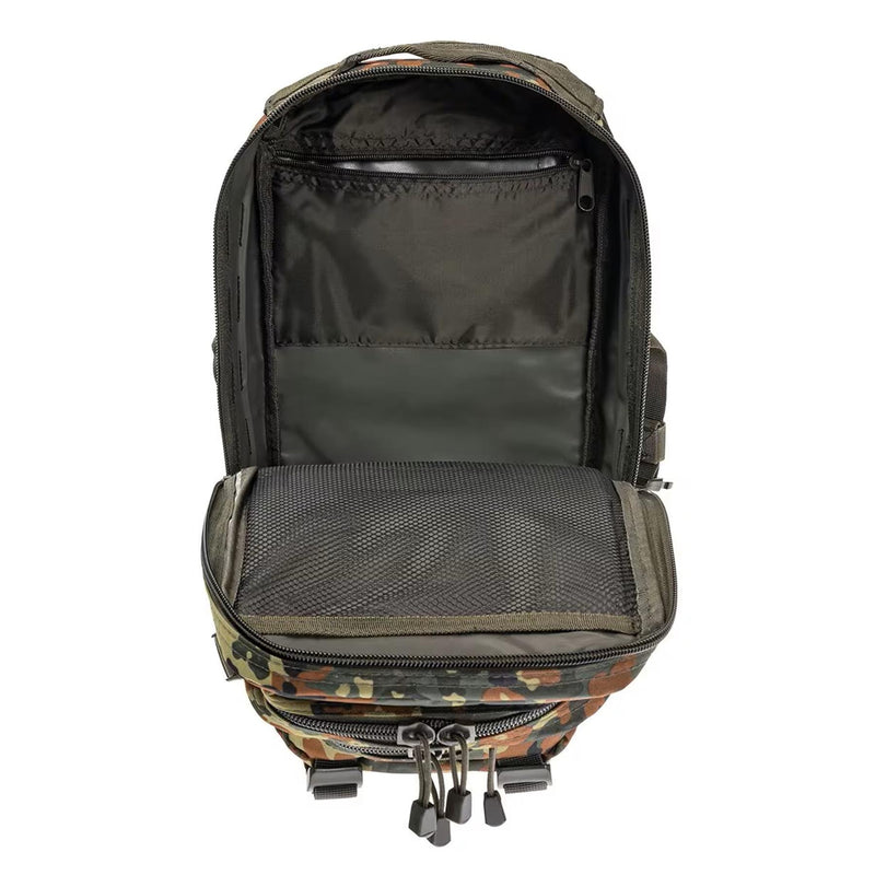 MIL-TEC US Assault taktischer Rucksack Trekking Flecktarn 20Liter Wandertagesrucksack