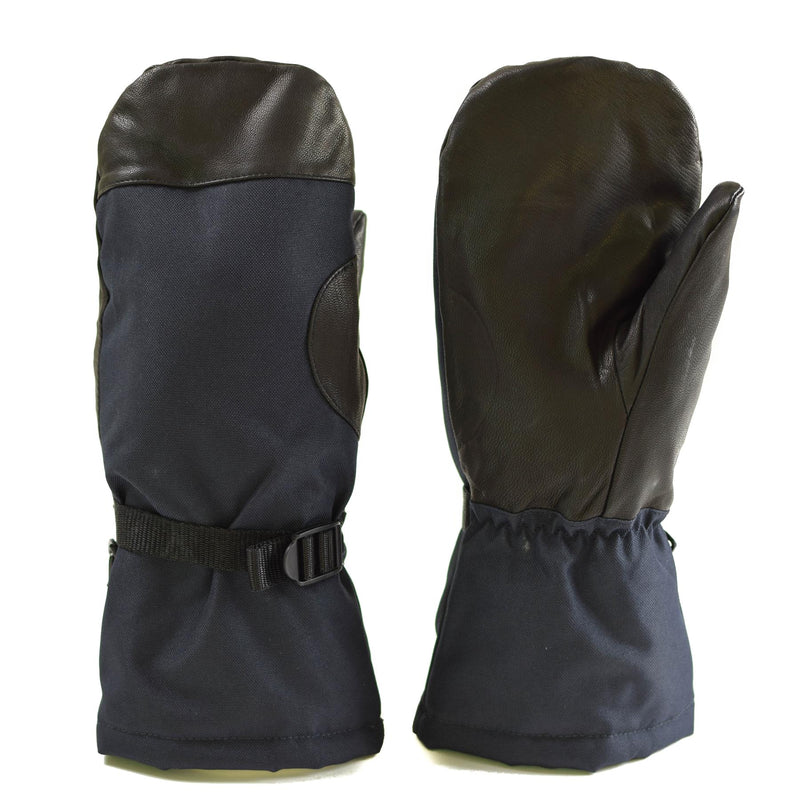 Original niederländische Armee Fäustlinge NATO Winterhandschuhe Militär blau Marine maritim NEU