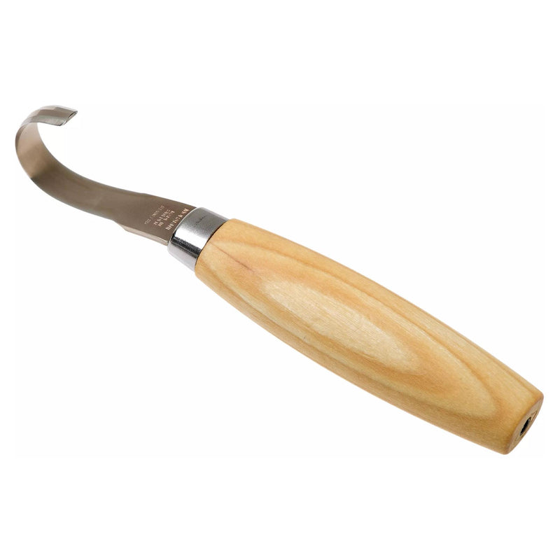 MORAKNIV Holzschnitzhaken Messer Löffel 162 doppelschneidig Edelstahl Birke