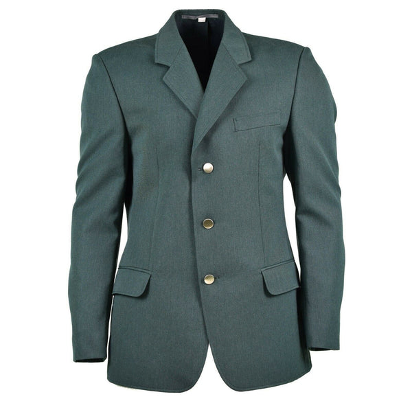 Original Deutsche Polizeijacke Grün Formelle Uniform Militär NEU