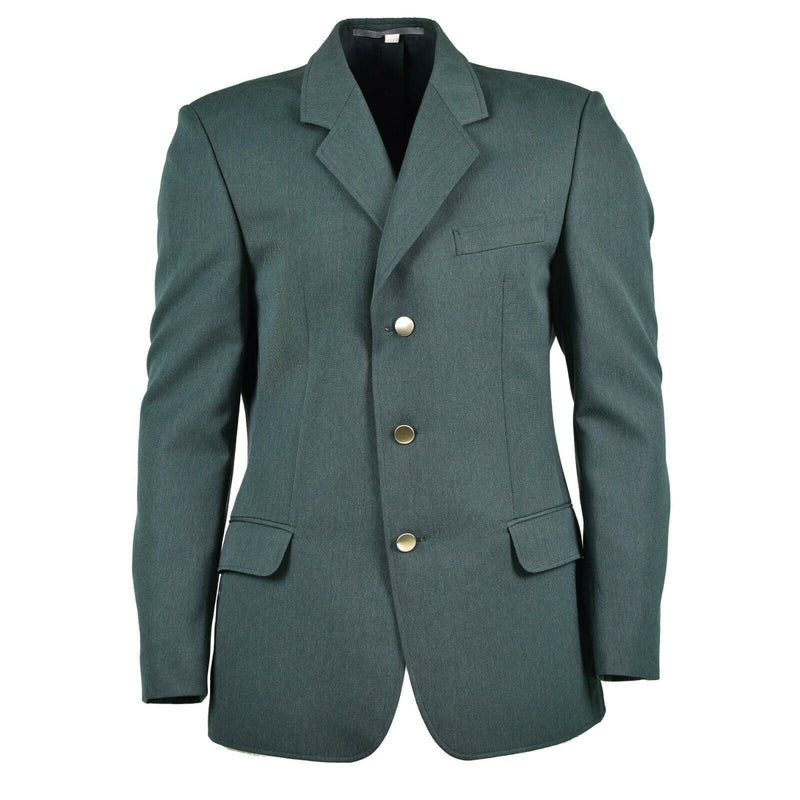 Original Deutsche Polizeijacke Grün Formelle Uniform Militär NEU