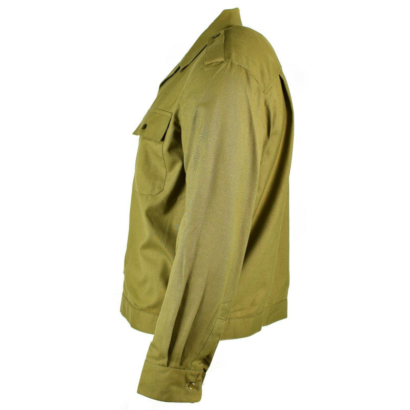 Echtes ungarisches Armeehemd Khaki Offizier Militär Langarm NEU 
