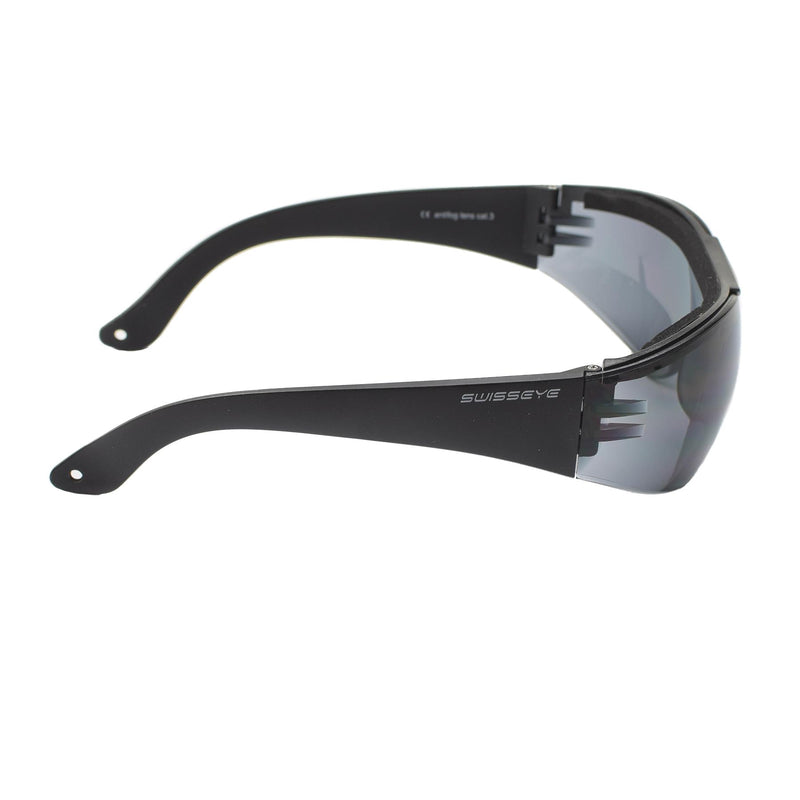SWISS EYE breite Schutzbrille, getönte Gläser, beschlagfrei, kratzfest