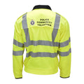 Original Scottish Community Volunteer Warnschutzjacke, reflektierende gelbe Arbeitskleidung
