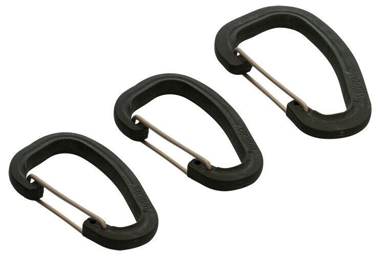 Original Wildo Zubehör Karabiner Set OD 3-teilig Leichte, stabile Clips