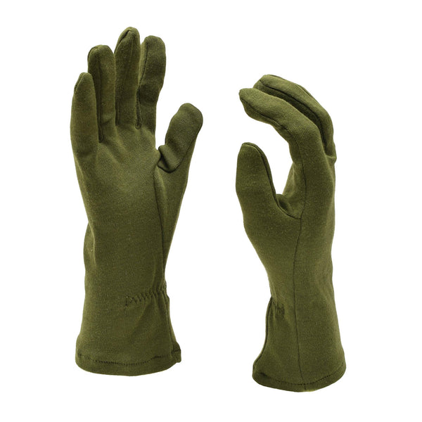 Echte britische Armeehandschuhe, olivfarbene Handwärmer, feuerfeste Faserhandschuhe, NEU