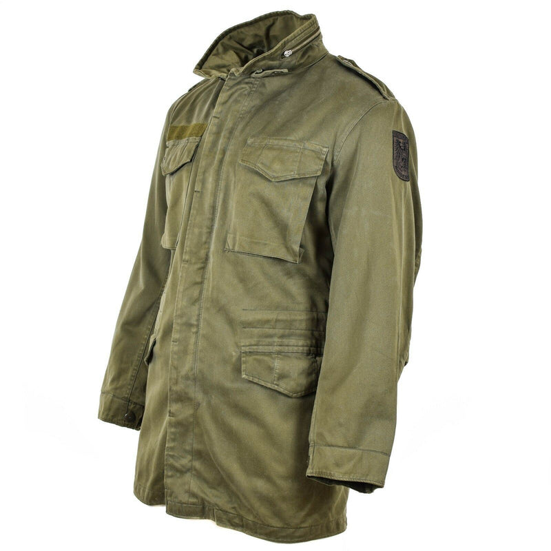 Original österreichische BH Armee Kampf M65 Jacke OD Militär olivgrün Parka