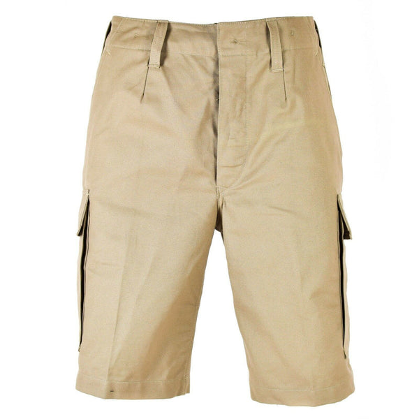 Original Bundeswehr Moleskin Shorts Strapazierfähige Sommer Cargohose Khaki Beige NEU