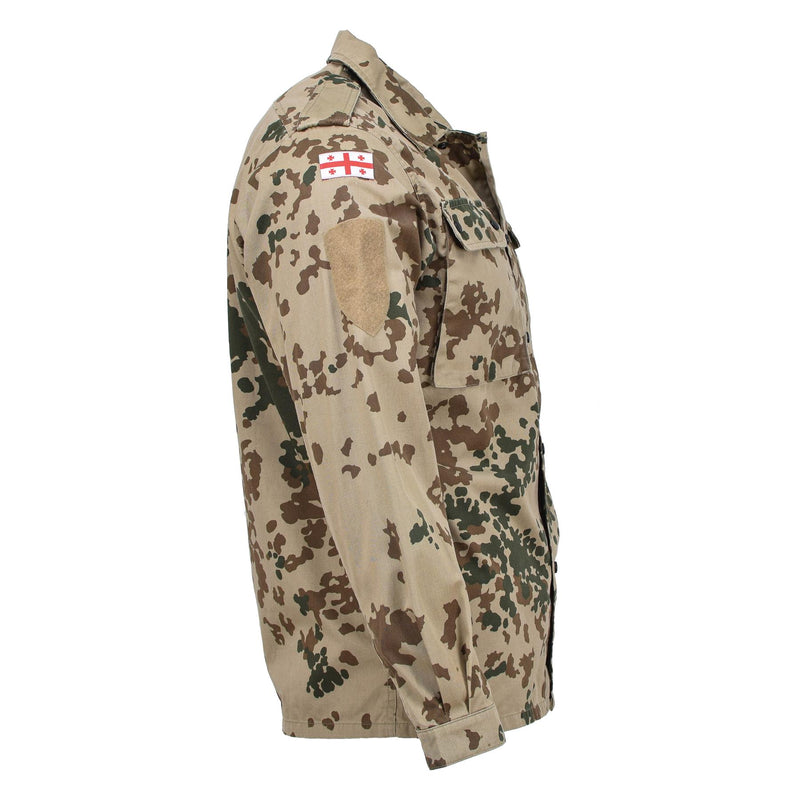 Echte georgische Armee Feldbluse Tropentarn Camouflage Feld taktische Hemden