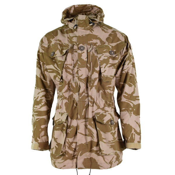 Original britische Armee Parka DPM Wüste Camouflage Smock Winddichte Jacke Militärausgabe