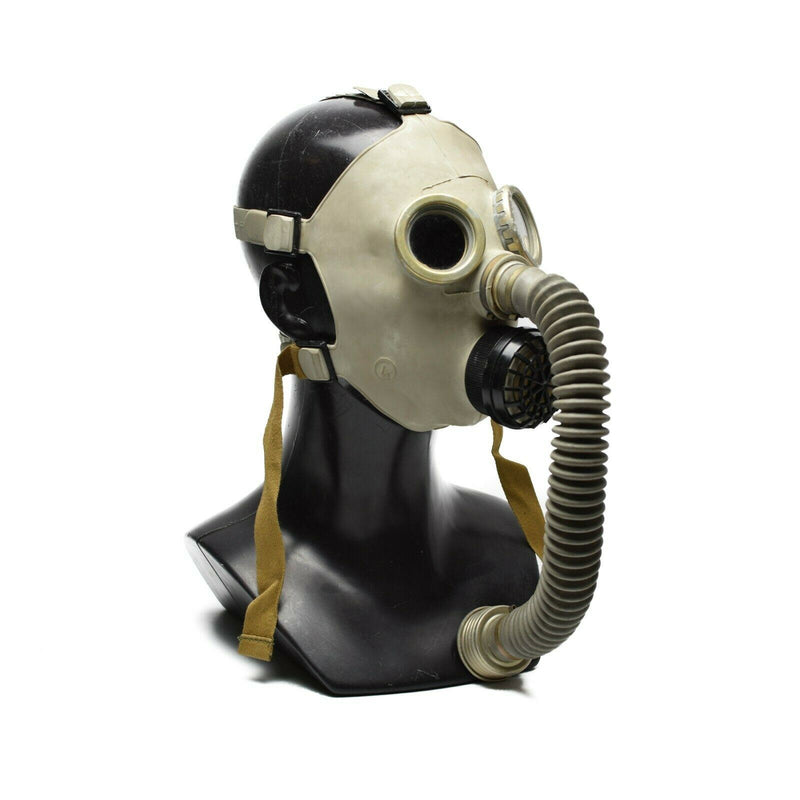 Vintage Militär Gasmaske PDF-7 S2 Maskenschlauch Überschuss Atemschutz Aktualisiertes Modell