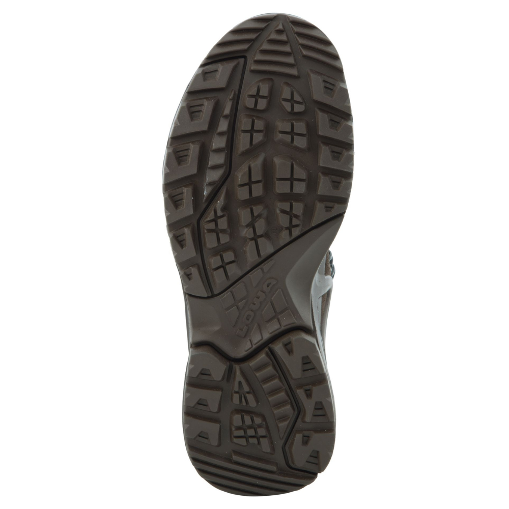 Lowa Zephyr GTX Mid TF Taktische Stiefel, wasserdicht, gepolsterter Schaft, dunkelbraun