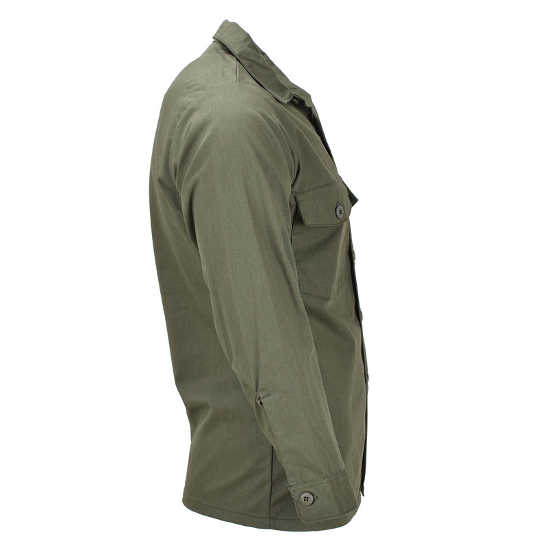 Original US Army Langarm Taktisches Hemd oliv Fatigue Militär Feld NEU