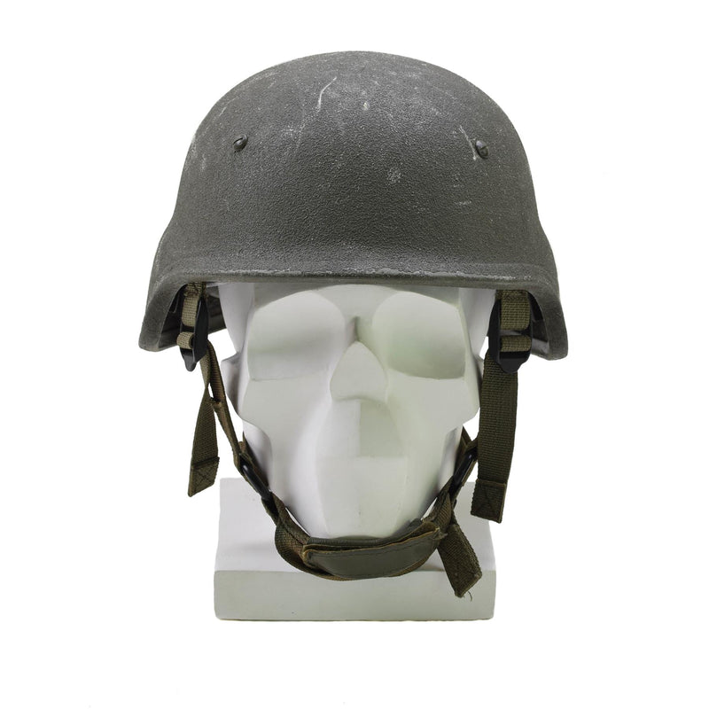 Original italienischer Militärhelm Ballistics TP OD grün mit Abdeckung für taktischen Kampf